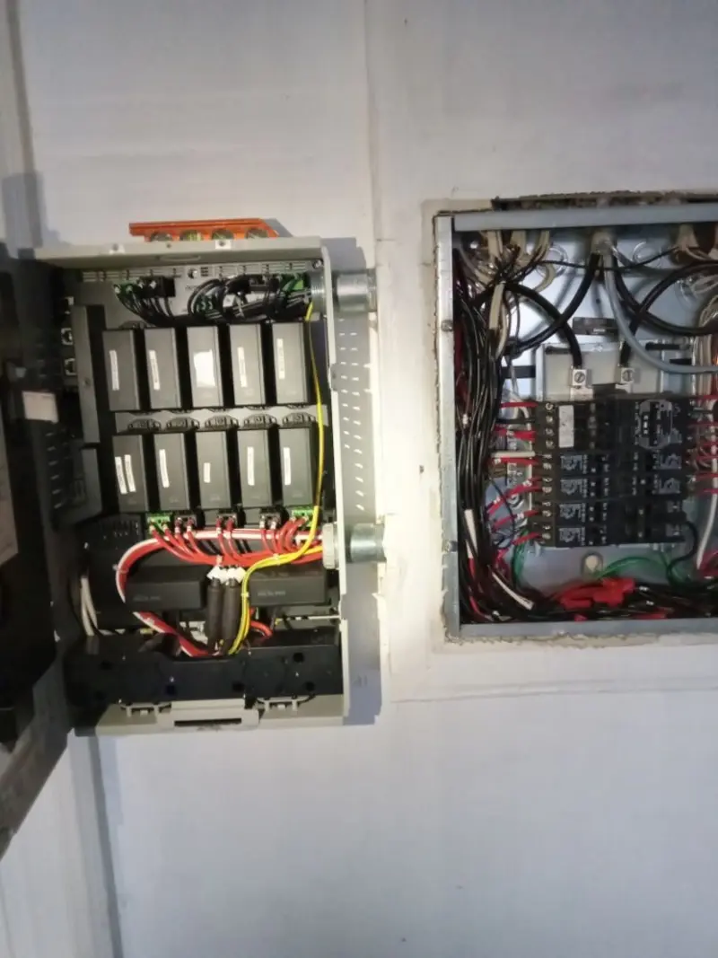 Electrical panel upgrade completed for Carbon Monoxide Detector Installation in Lawrence